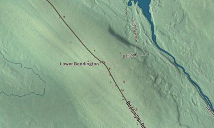 Map of Beddington, Maine