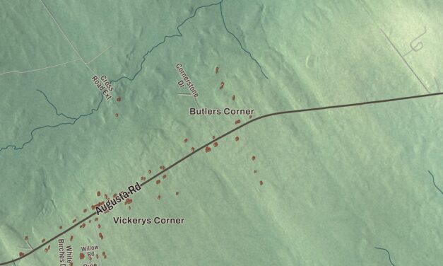 Map of Belmont, Maine