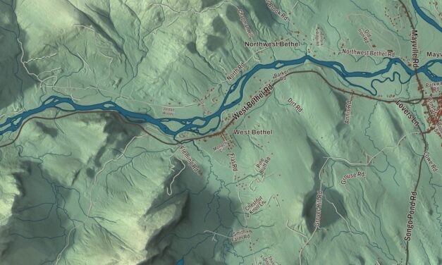Map of Bethel, Maine