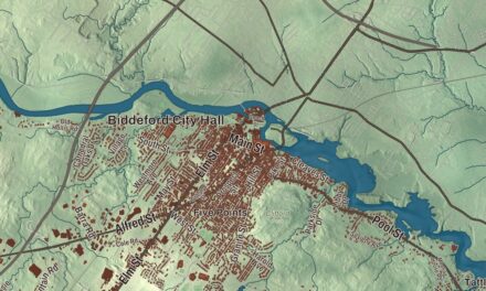 Map of Biddeford, Maine