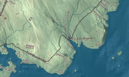 Map of Blue Hill, Maine