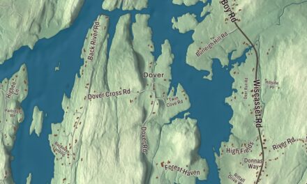 Map of Boothbay, Maine