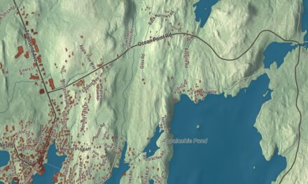 Map of Boothbay Harbor, Maine