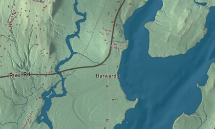 Map of Bowdoinham, Maine