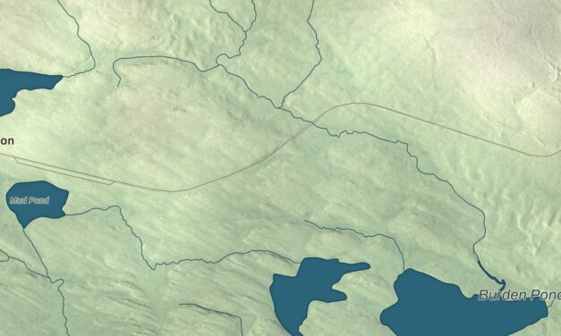 Map of Bowerbank, Maine