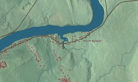 Map of Brewer, Maine