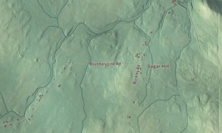 Map of Bridgewater, Maine