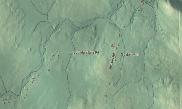 Map of Bridgewater, Maine