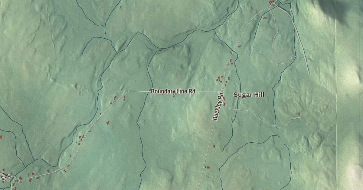 Map of Bridgewater, Maine
