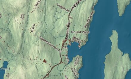 Map of Bristol, Maine