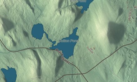 Map of Brooks, Maine