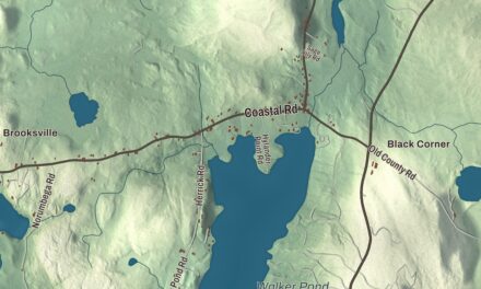 Map of Brooksville, Maine