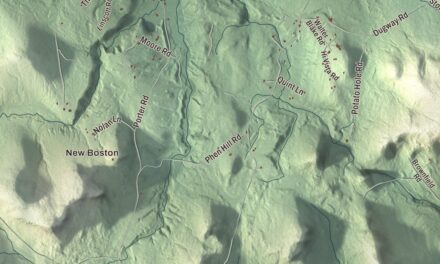 Map of Brownfield, Maine