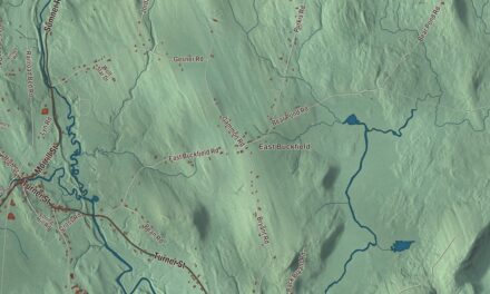 Map of Buckfield, Maine