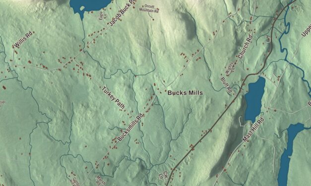 Map of Bucksport, Maine