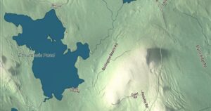 Close-up of the Burlington, Maine aerial map