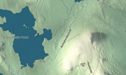 Map of Burlington, Maine