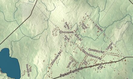 Map of Buxton, Maine