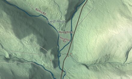 Map of Byron, Maine