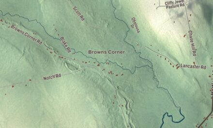 Map of Canaan, Maine