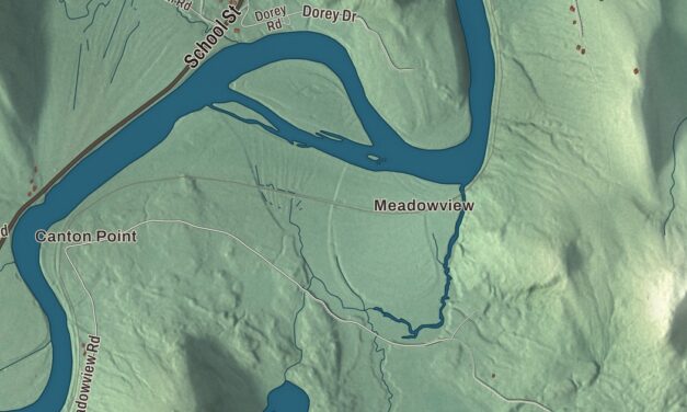 Map of Canton, Maine