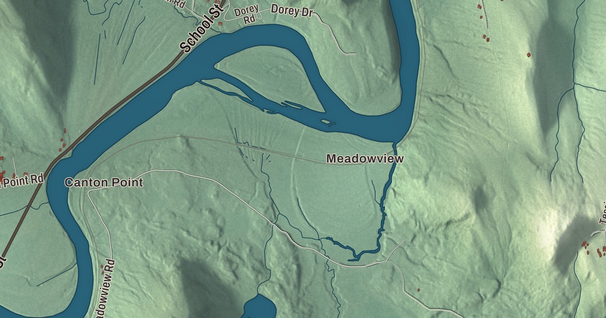Map of Canton, Maine