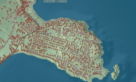 Map of Cape Neddick, Maine
