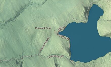 Map of Caratunk, Maine