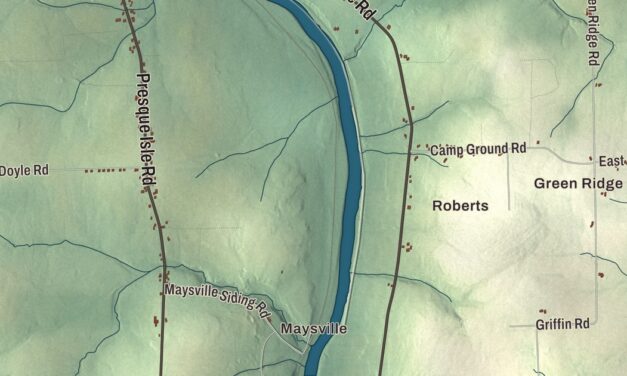 Map of Caribou, Maine
