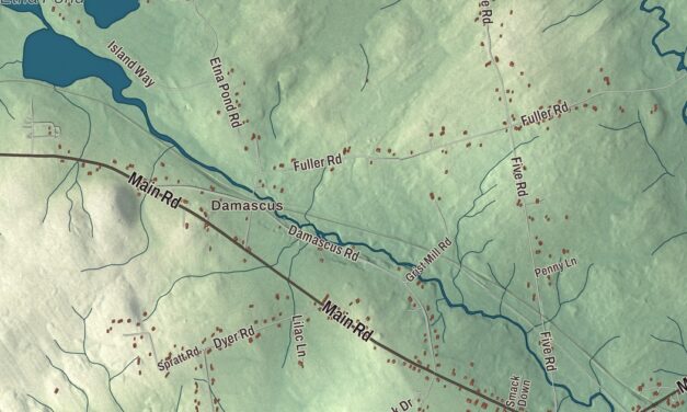 Map of Carmel, Maine
