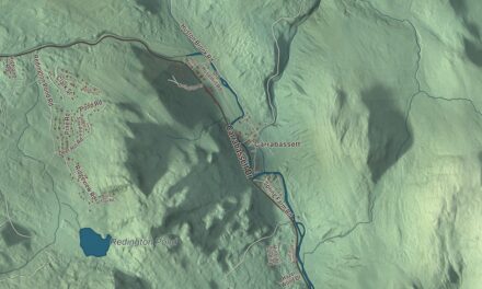 Map of Carrabassett Valley, Maine