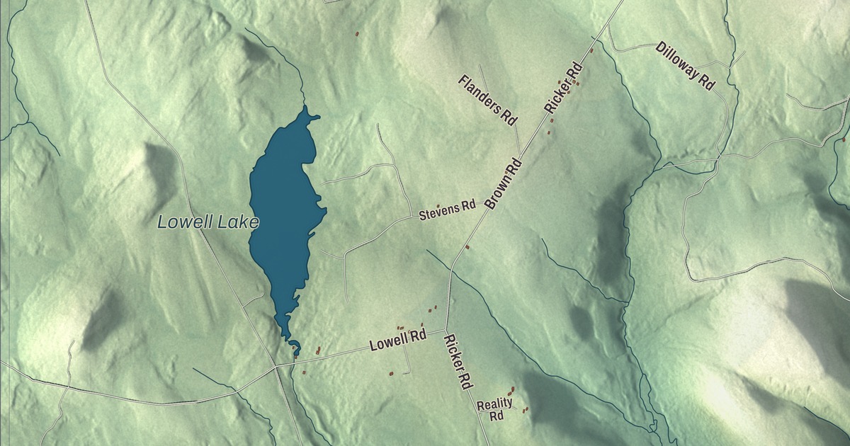 Map of Carroll, Maine
