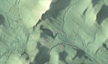 Map of Carthage, Maine