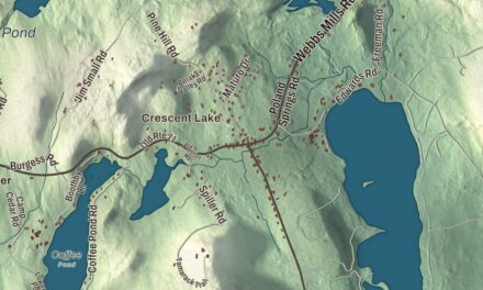 Map of Casco, Maine