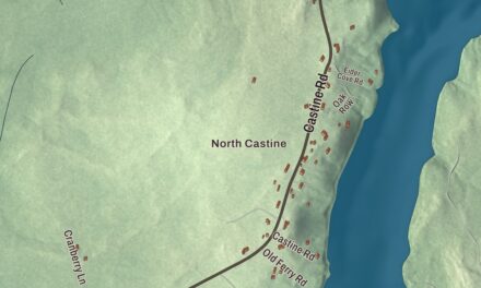 Map of Castine, Maine