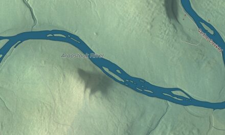 Map of Castle Hill, Maine