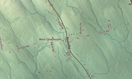 Map of Charleston, Maine