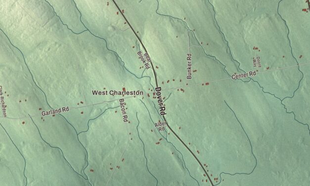 Map of Charleston, Maine