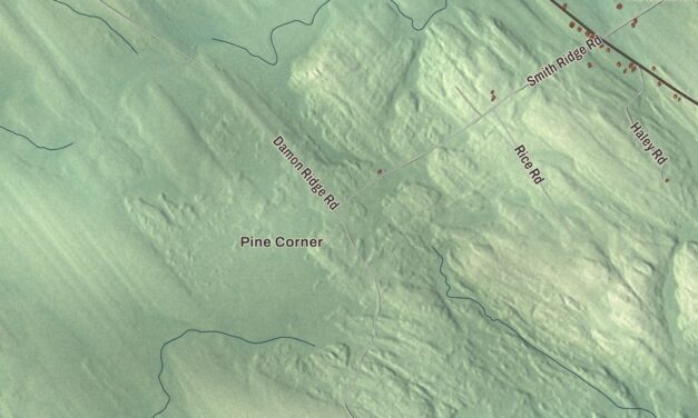Map of Charlotte, Maine