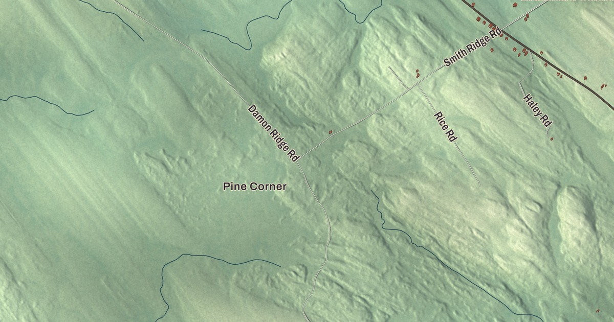 Map of Charlotte, Maine