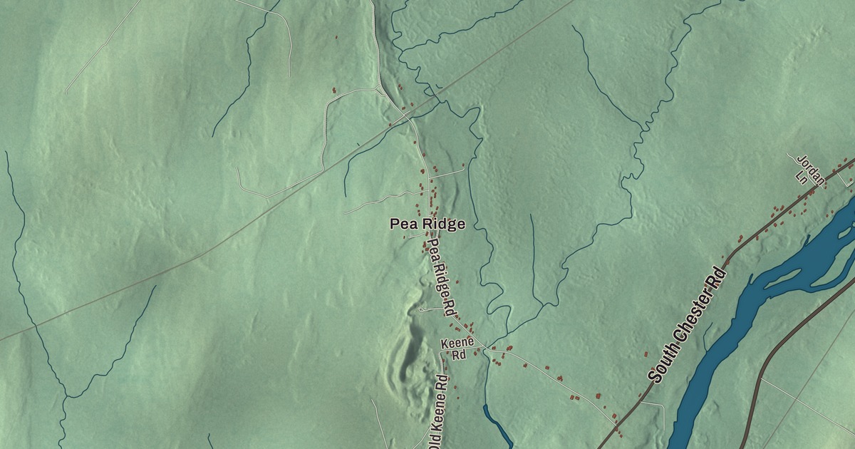 Map of Chester, Maine