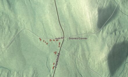 Map of Chisholm, Maine