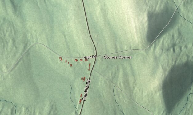 Map of Chisholm, Maine
