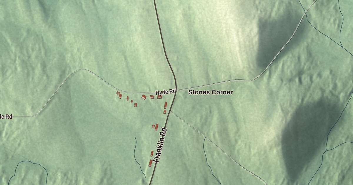Map of Chisholm, Maine