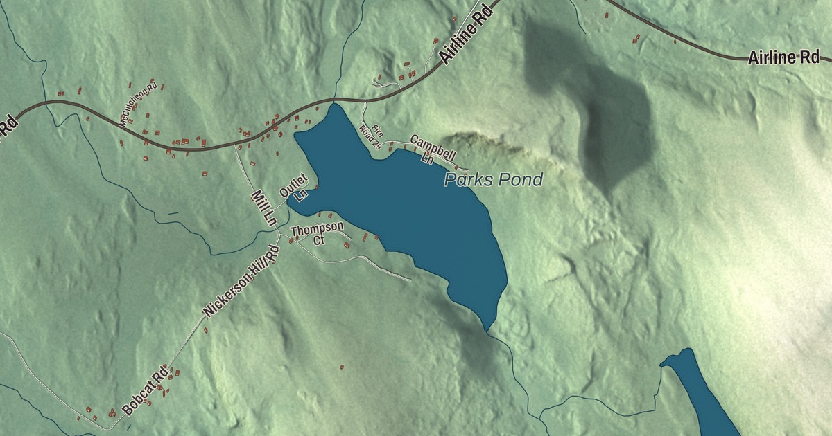 Map of Clifton, Maine