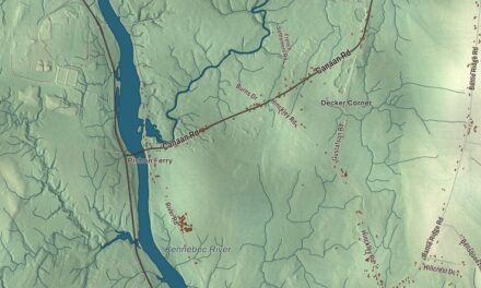 Map of Clinton, Maine