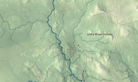 Map of Columbia, Maine