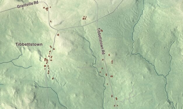 Map of Columbia Falls, Maine