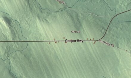 Map of Cooper, Maine