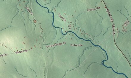 Map of Corinth, Maine